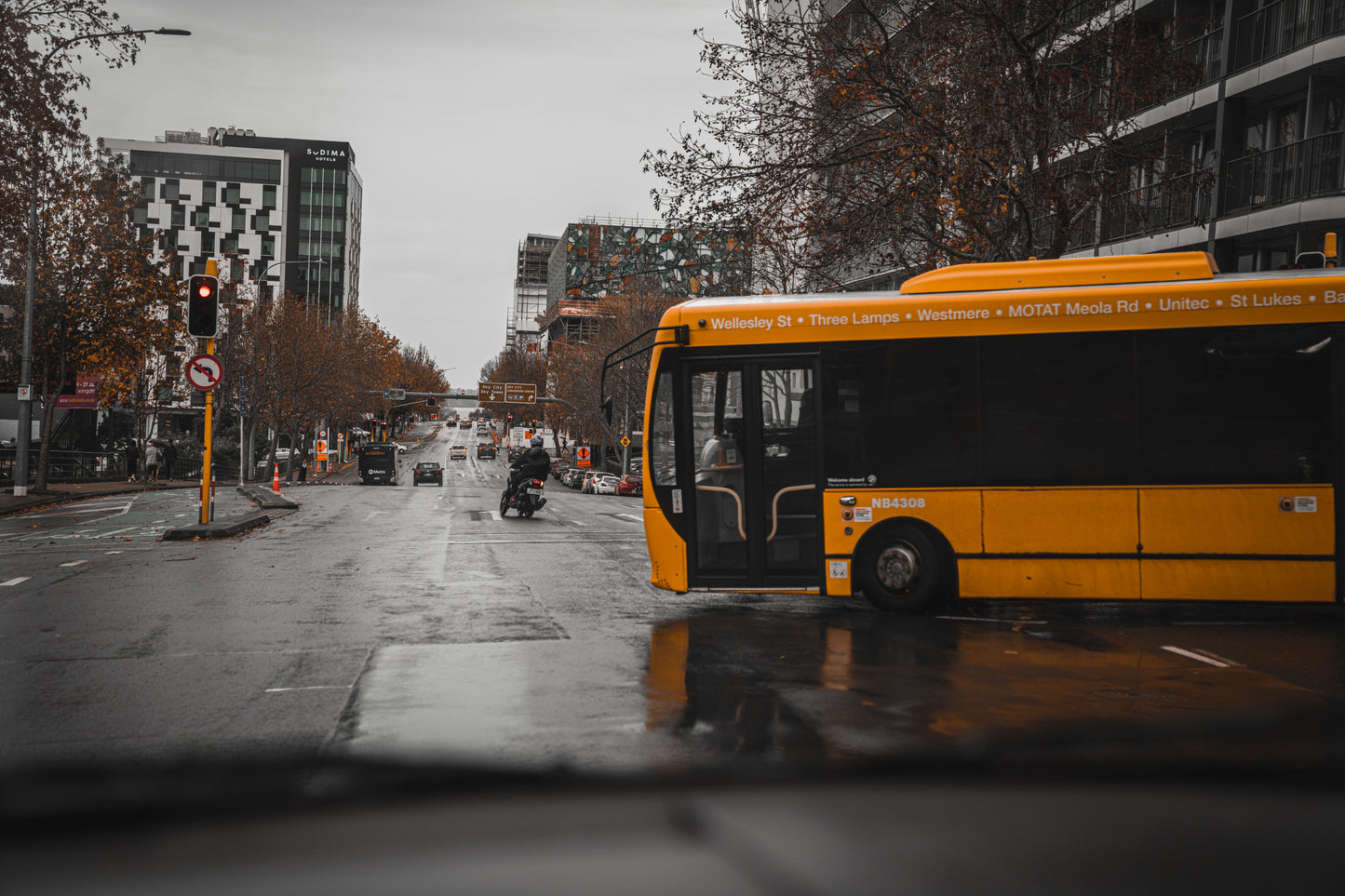 Bus On The Move